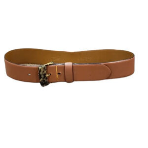 Lauren Ralph Lauren Leopard Leather Belt